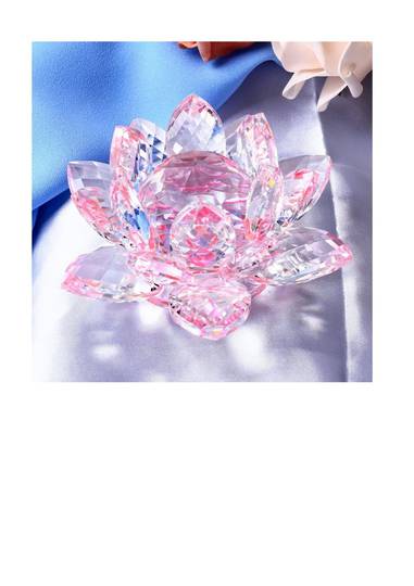  Crystal Waterlilly Pink 30mm